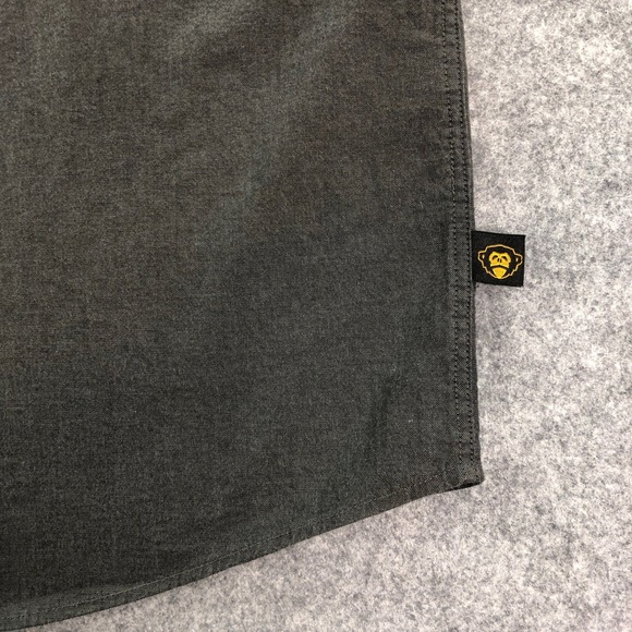 Howler Bros Heed The Call Mens Shirt L Grey Cotton Short Sleeve - Picture 3 of 16